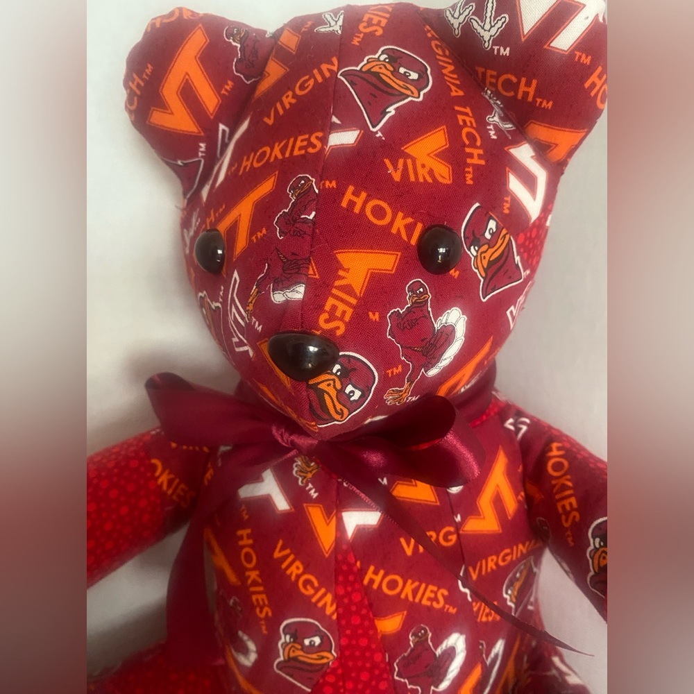 Virginia Tech Patchwork Teddy Bear